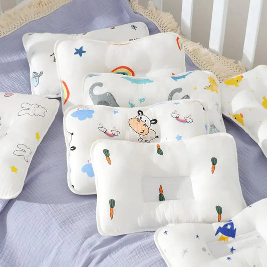 Baby Cartoon Anti-Deviation Memory Foam Pillow