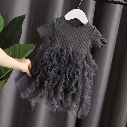 New Girls' Princess Yarn Skirt Baby Dress Outfit