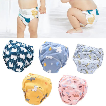 Cotton Washable Baby Diaper Pants - Summer Thin Waterproof