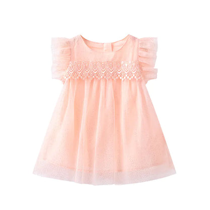 Summer Girls' Dress - Princess Tulle Chiffon Sleeveless