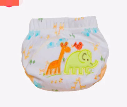 Cartoon Baby Training Pants, Washable Cotton Diapers