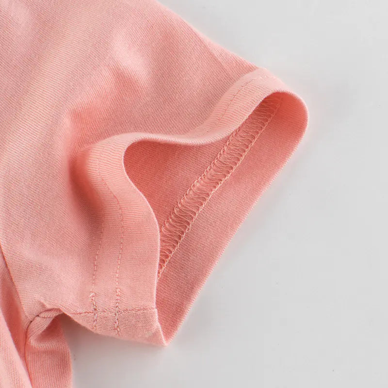 Korean Style Summer Baby Short Sleeve T-Shirt for Girls