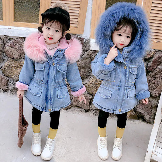 Winter Denim Jacket for Girls