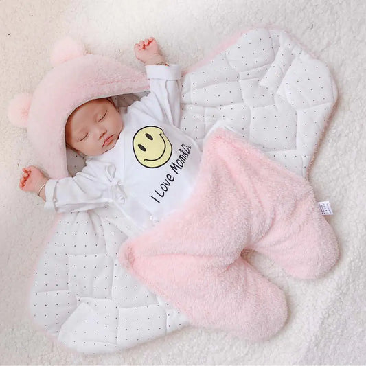Thick Baby Swaddle for Autumn and Winter Newborns
