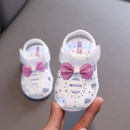 Summer Soft Sole Baby Walking Shoes for Girls (0-2Y)