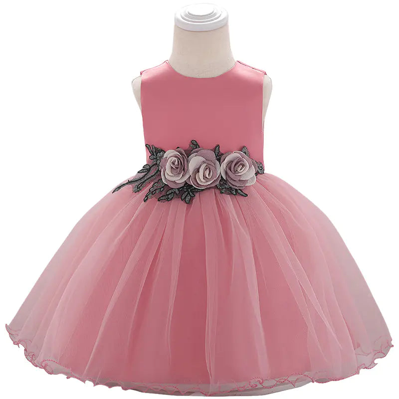 Baby Dress - Infant Tulle Princess Gown for Parties
