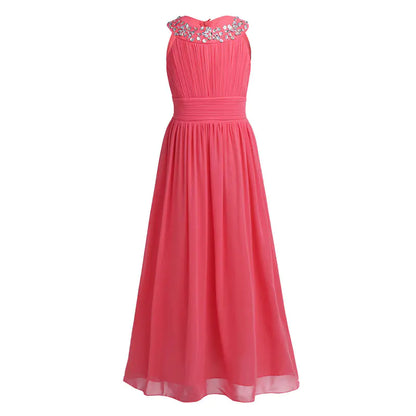 Girls' Summer Dress - Princess Gown for Performances