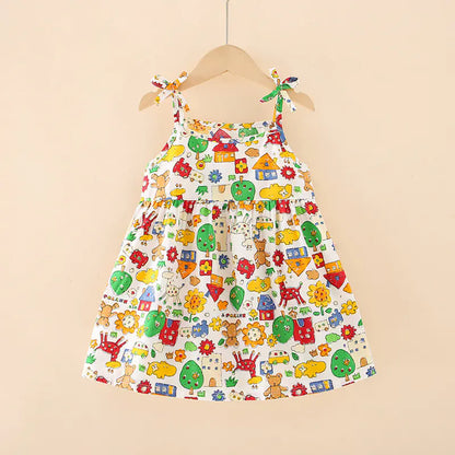 2024 Summer Girls' Floral Princess Dress (New Style)
