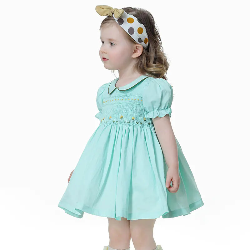 Handmade Embroidered Summer Princess Dress for Kids