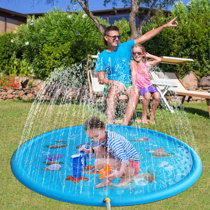PVC Sprinkler Mat 170cm for Kids Outdoor Play