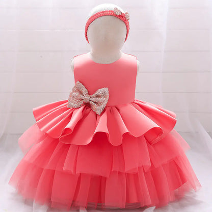 Cute Girl Lace Bow Tutu Skirt for Baby Princess Dress