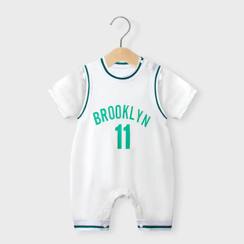 Cute Summer Baby Short-sleeved Cotton Romper Outfit