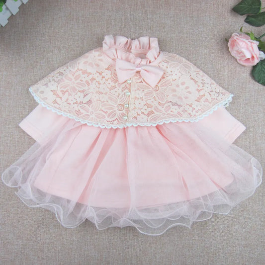 Baby Princess Lace Dress for First Birthday