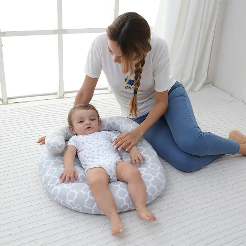 Baby Sleep Positioner and Travel Pillow Mat