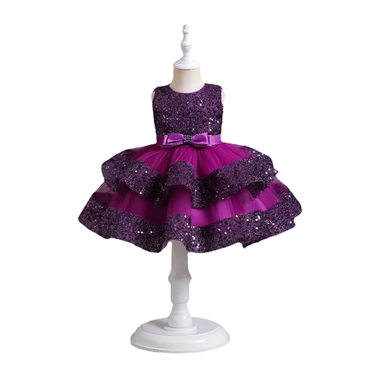 New Arrival Sequin Princess Dress for Baby Girls