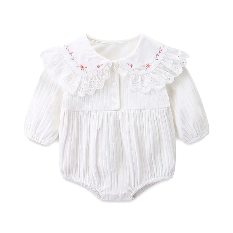 Spring Triangle Embroidery Climbing Clothes for Girls