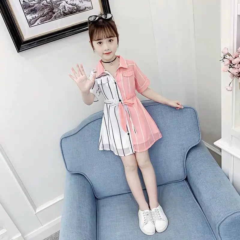 Western Chiffon Princess Dress for Kids