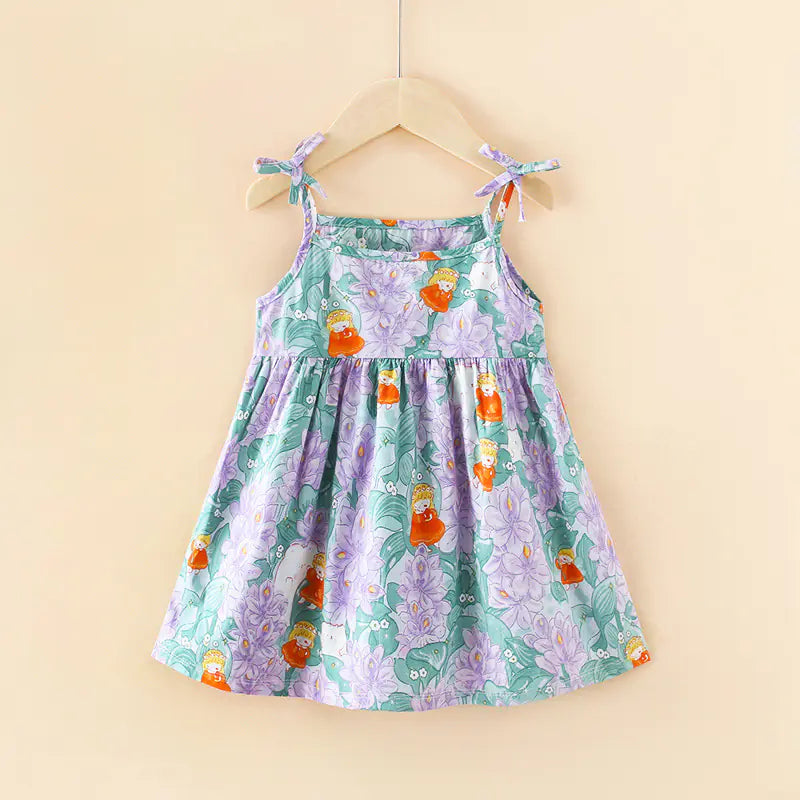 2024 Summer Girls' Floral Princess Dress (New Style)