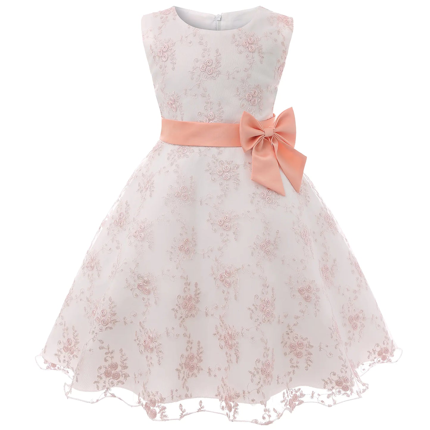 Embroidered Lace Princess Dress for Girls