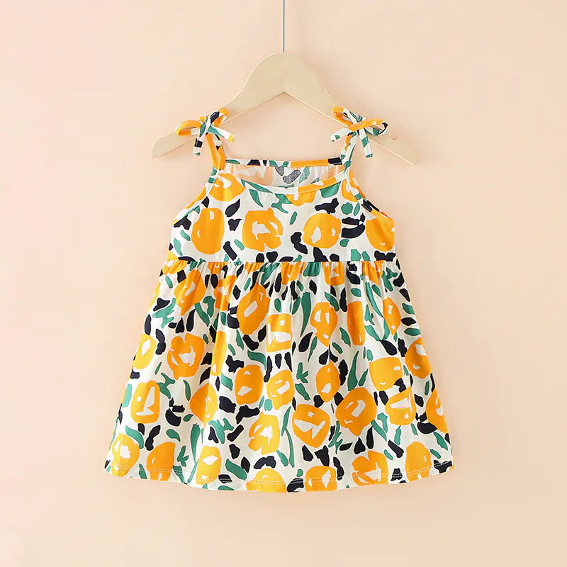 2024 Summer Girls' Floral Princess Dress (New Style)