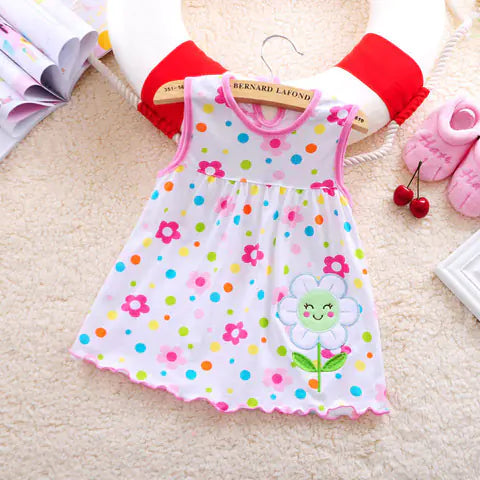 Cotton Dress for Infants 0-1 Year Old (Baby Dress)