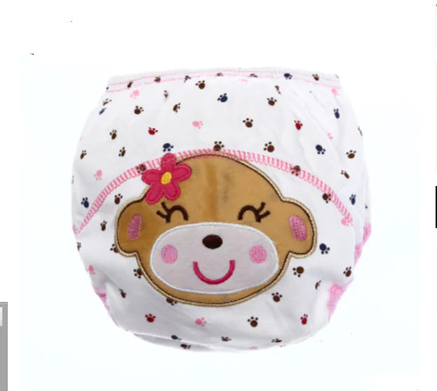 Cartoon Baby Training Pants, Washable Cotton Diapers
