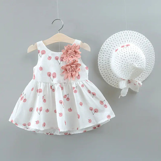 Cherry Dress for Baby Girls