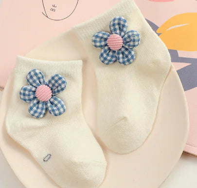Cartoon Girls Baby Socks for Spring and Autumn