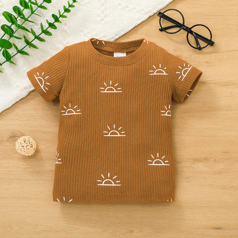 Baby Casual Romper Suit for Spring and Summer (2 PCs)