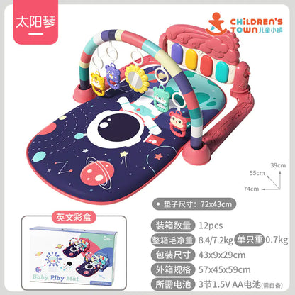 Baby Gym Play Mat with Music Piano for Infants