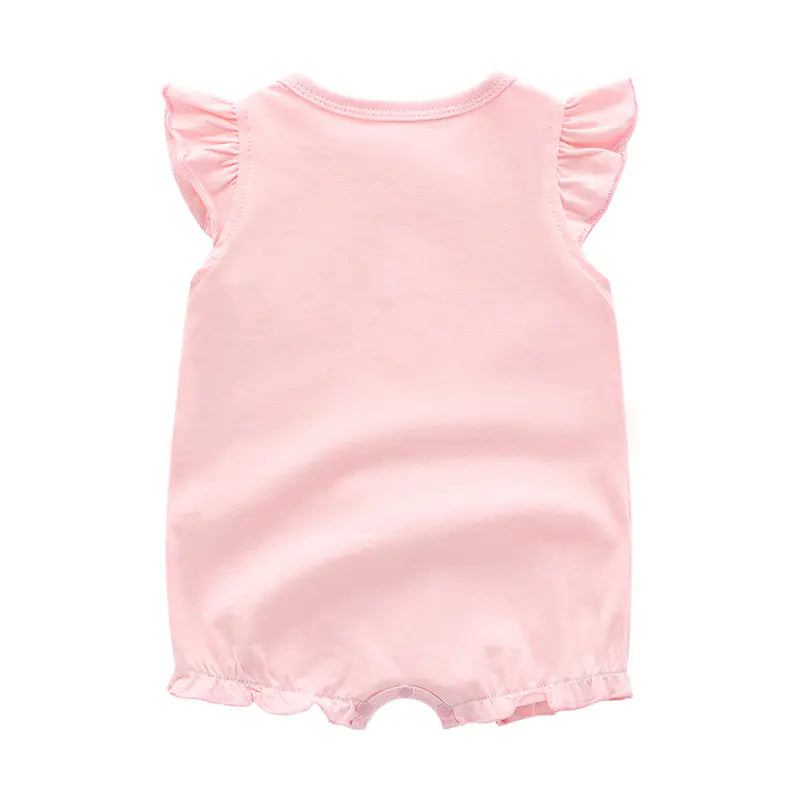 Baby Cotton Bodysuit Set for Summer (0-2 Years Old)