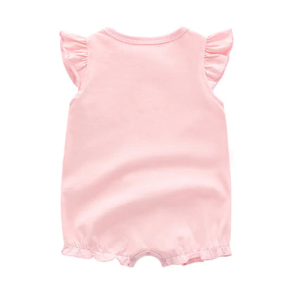 Baby Cotton Bodysuit Set for Summer (0-2 Years Old)