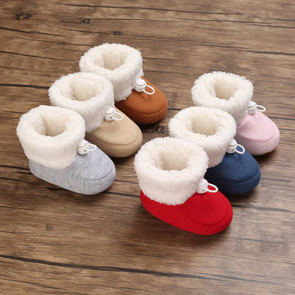 Baby Winter Step Shoes for 0-1 Year Olds (Thick Velvet)
