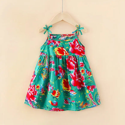 2024 Summer Girls' Floral Princess Dress (New Style)