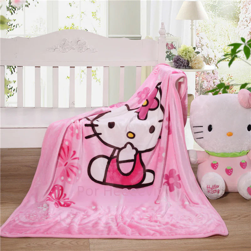 Cartoon Nursery Nap Blanket for Infants and Toddlers