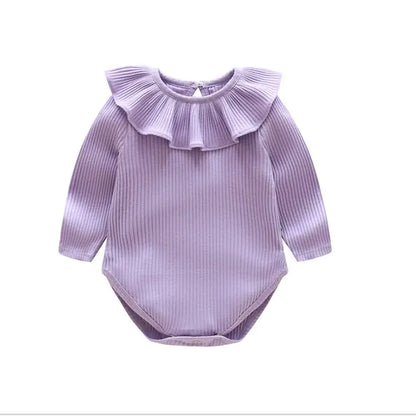 Newborn Baby Girl Romper with Candy Ruffles Outfit