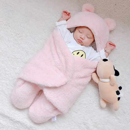 Thick Baby Swaddle for Autumn and Winter Newborns