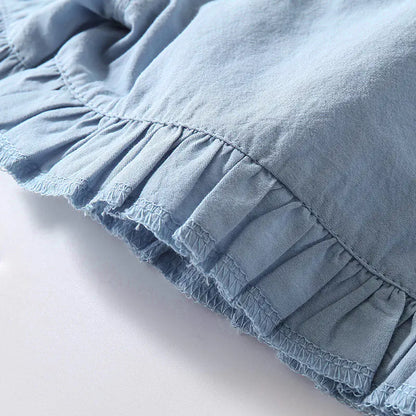 Girls' Denim Shorts for Summer (Ages 3-8)