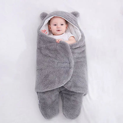 Thick Baby Swaddle for Autumn and Winter Newborns