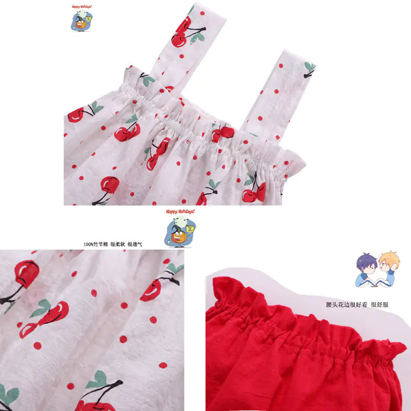 2023 Baby Summer Dress Set for Girls 0-2 Years