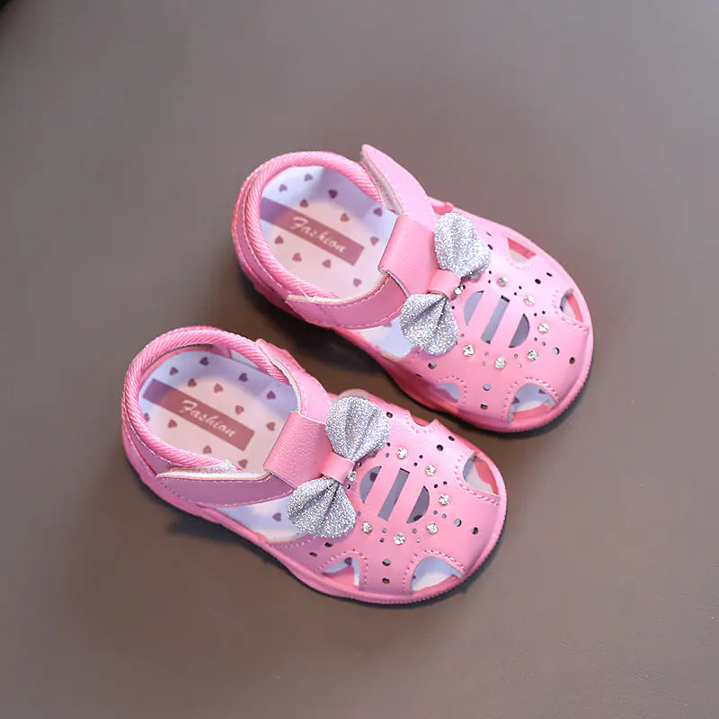 Summer Soft Sole Baby Walking Shoes for Girls (0-2Y)