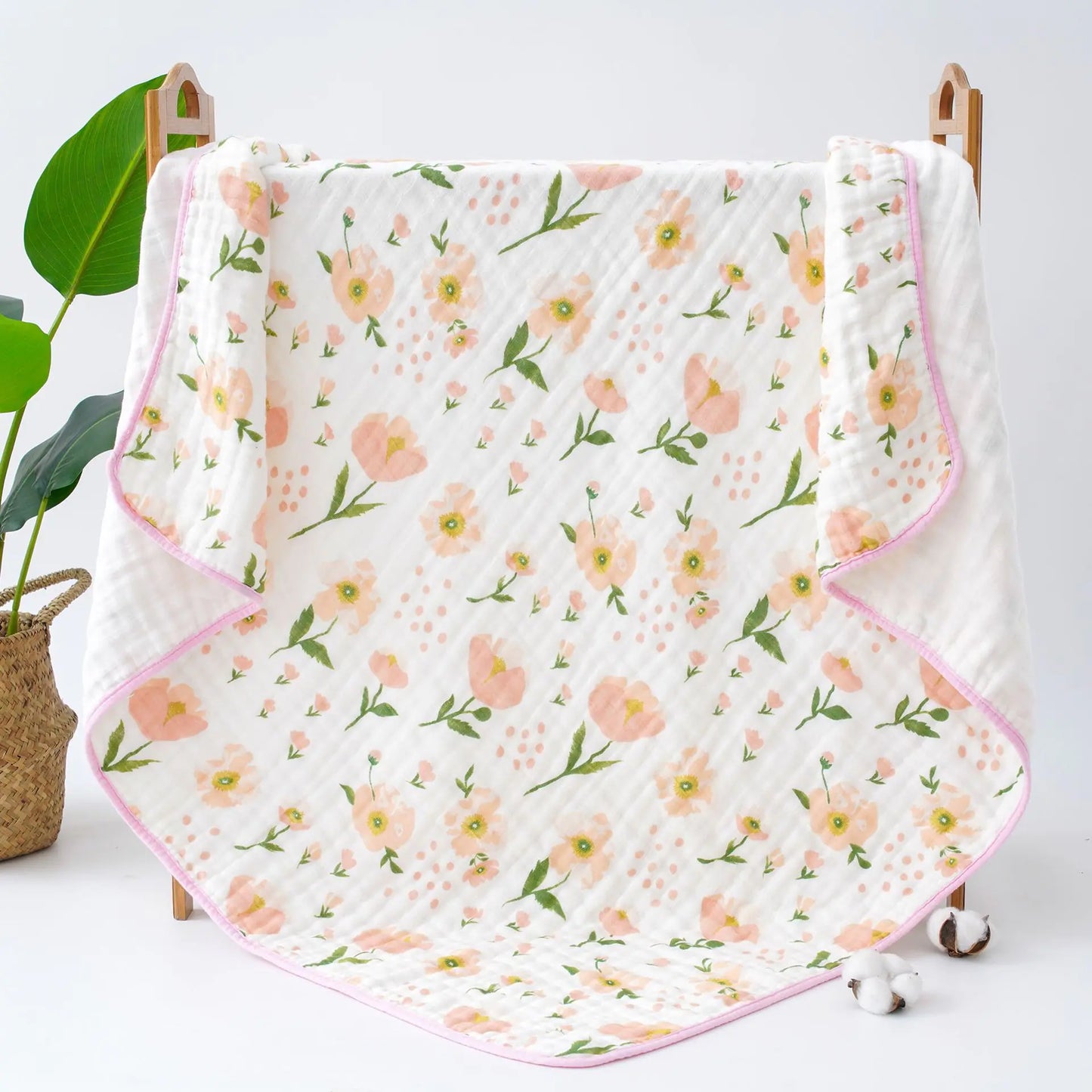 6-Layer Gauze Baby Blanket Cartoon Bath Towel