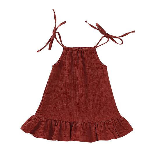 Spring & Summer Girls' Suspender Dress