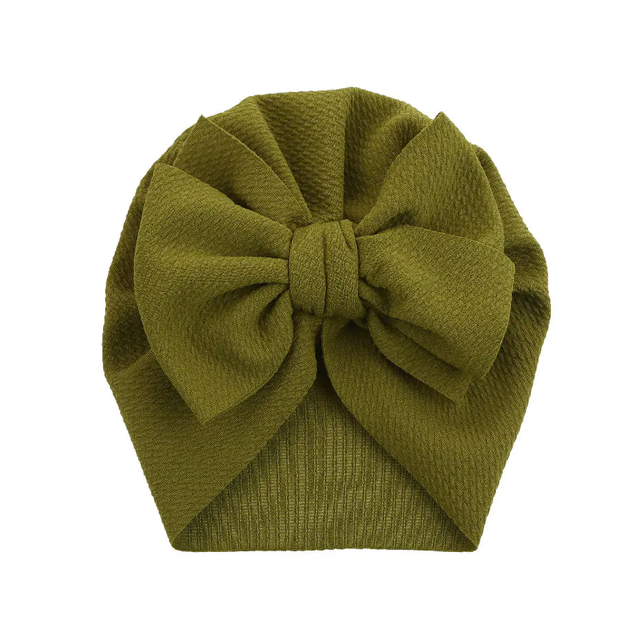 Comfortable Bow Indian Baby Hat for Fashionable Kids
