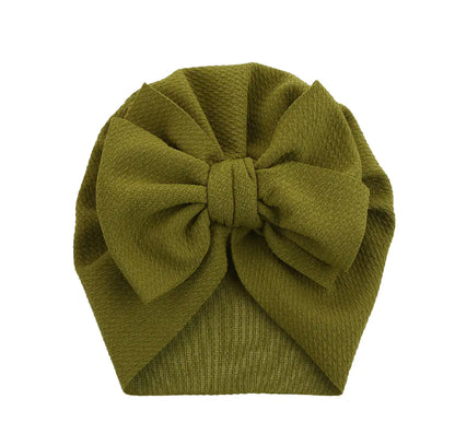 Comfortable Bow Indian Baby Hat for Fashionable Kids
