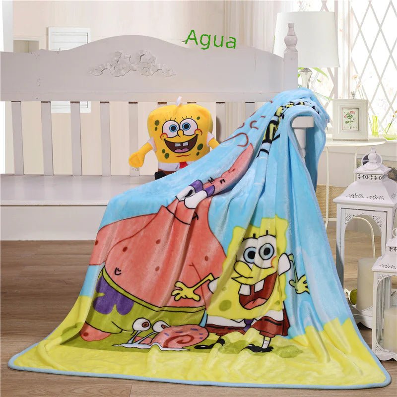 Cartoon Nursery Nap Blanket for Infants and Toddlers