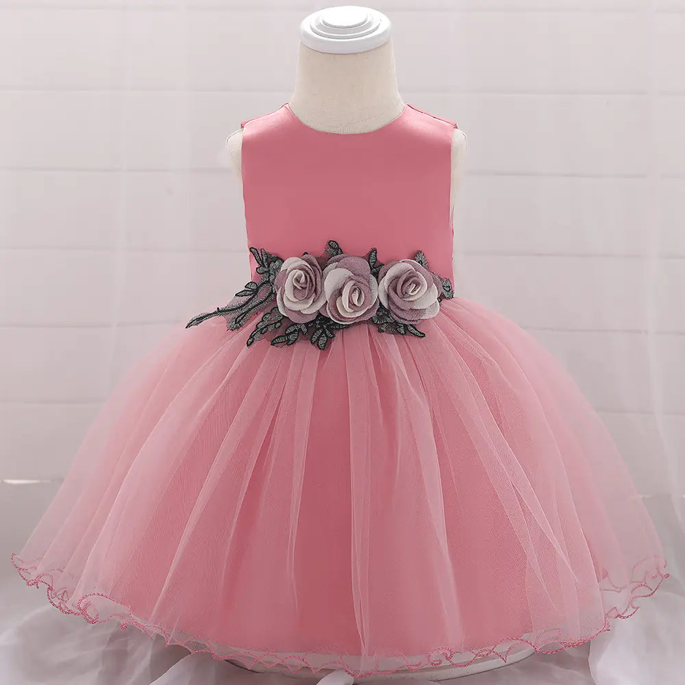 Baby Dress - Infant Tulle Princess Gown for Parties