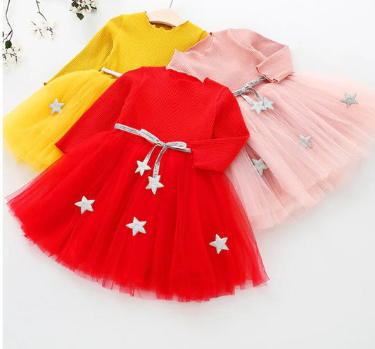 Kawaii Autumn Princess Dress for Little Girls
