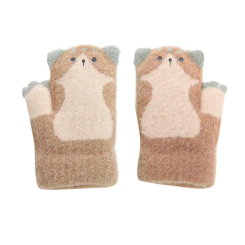 Baby Bags with Plush Touch Screen Gloves for Ages 3-5