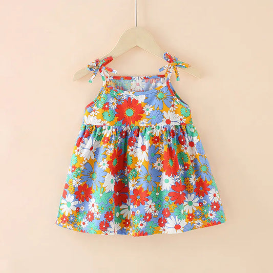 2024 Summer Girls' Floral Princess Dress (New Style)